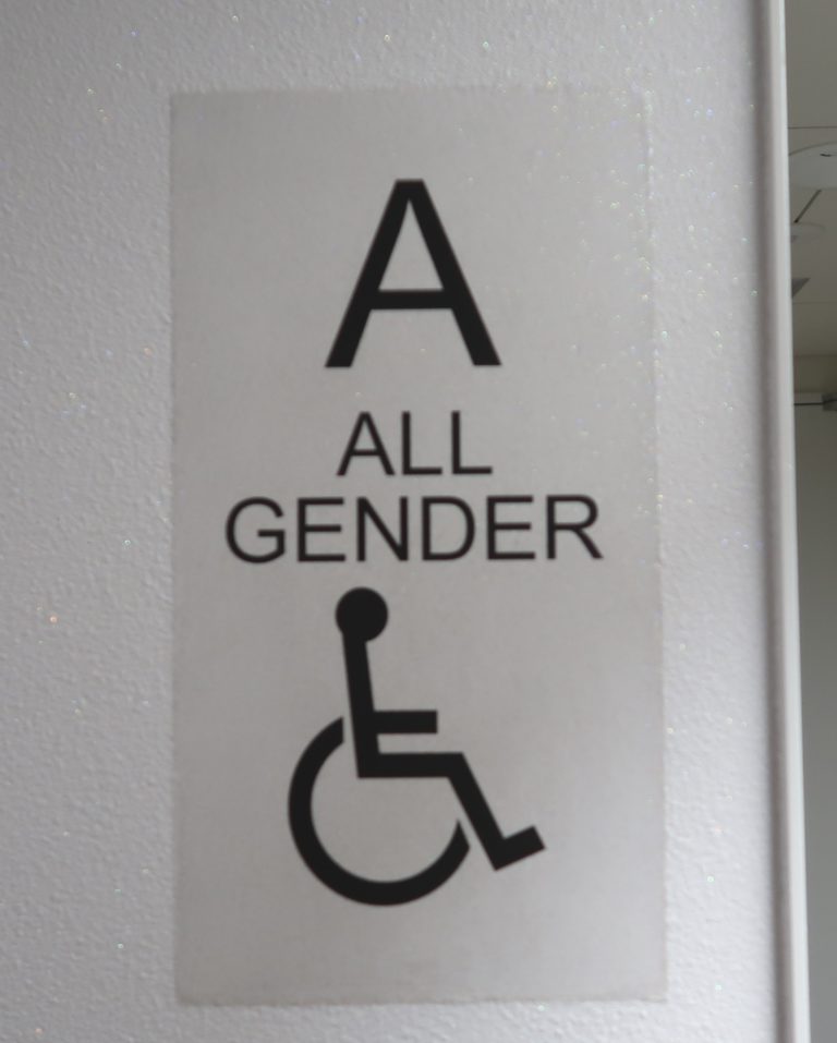 本部事務機構棟 [吹田]のALL GENDERサイン