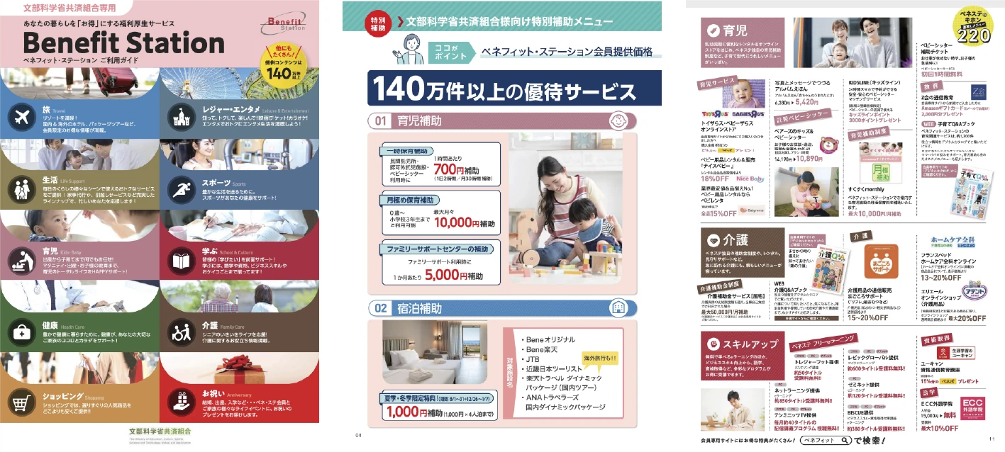 Benefit Station 利用ガイド:ベネフィット・ステーションの育児・介護を含むサービス全体像