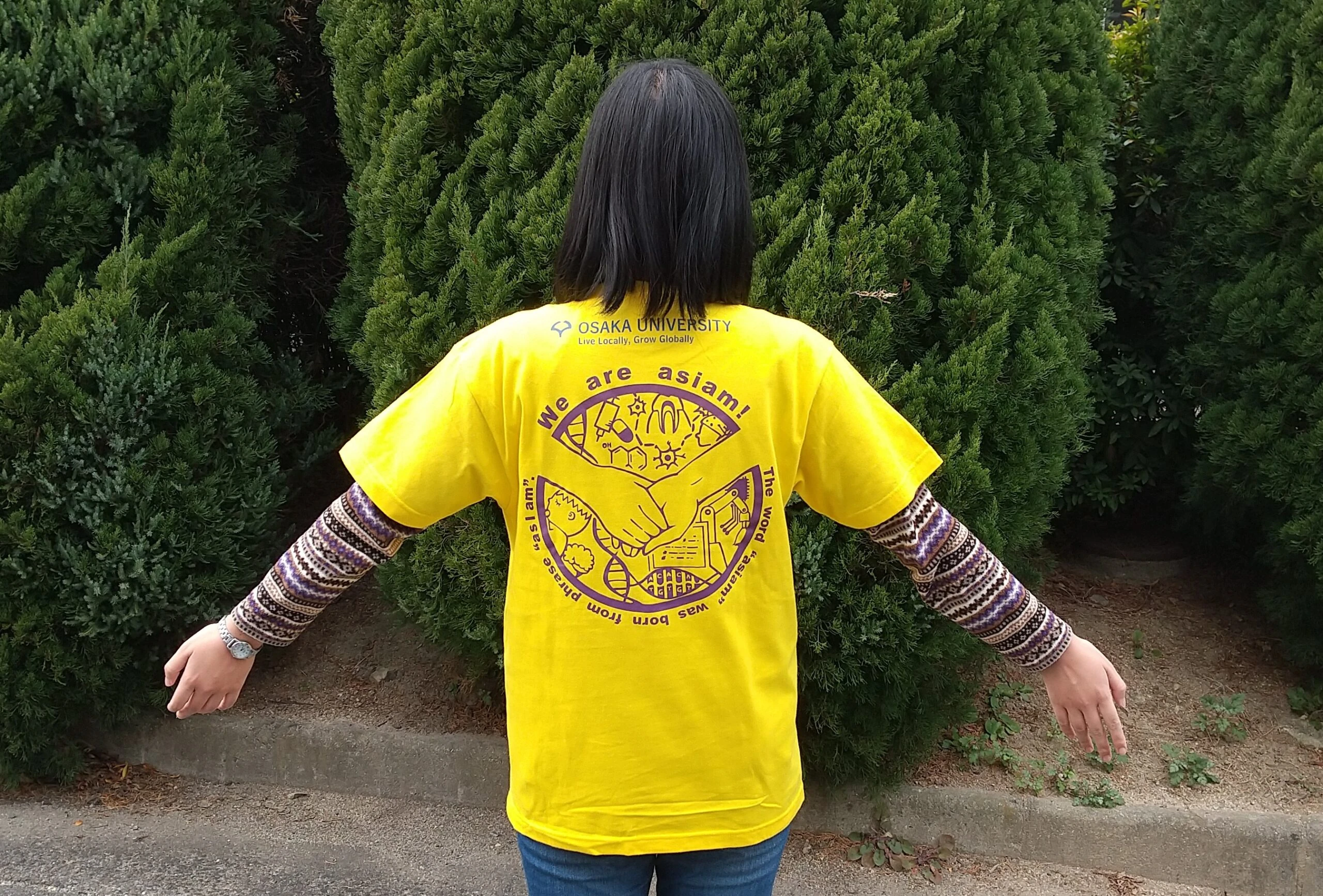 Tシャツ着用集合写真